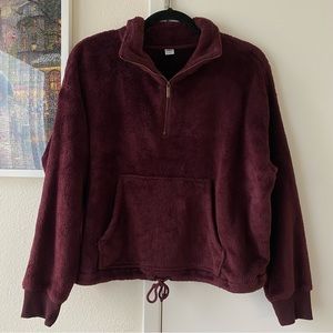 plum old navy sweater